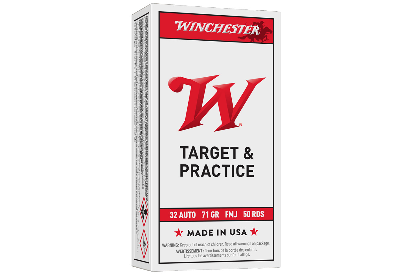 WINCHESTER AMMO 32 Auto 71 gr FMJ 50/Box